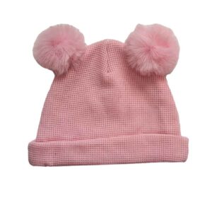 Babymuts – Comfort & Schattige Look Roze (0-9 Maanden)