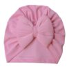 Baby Tulband – Roze Rayon Stof Comfortabel