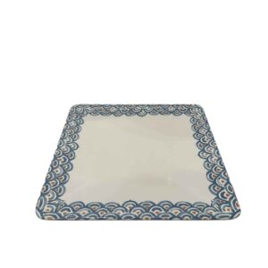 Keramisch Serviesbord – Blauw Vierkant
