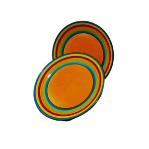 Keramisch Serviesbord – Regenboog Model (Set van 2)
