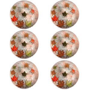 Keramisch Serviesbord – Herfst Model (Set van 6)