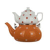 Keramisch Dubbel Theepot Set – Polkadot