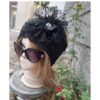 Dames Tulband van Fluweel – Kant & Bloem