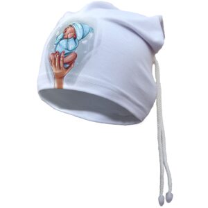 Comfortabele Witte Babymuts – Dagelijks Gebruik
