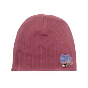 Babymuts Elastisch – Roze – Voor Herfst & Lente