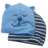 Babymuts – Blauw Dier Katoen (Set van 2)