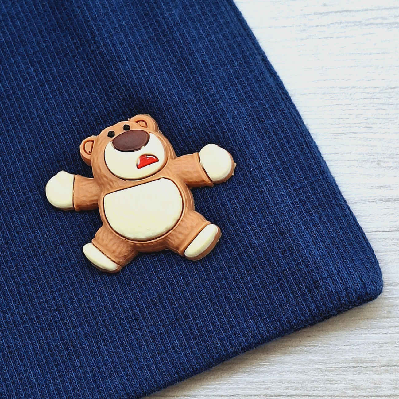 Babymuts – Blauw Dier Katoen (0-9 Maanden)