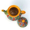 Decoratieve Aardewerk Theepot met Paisley Minakari Email Ontwerp Model Shabestan