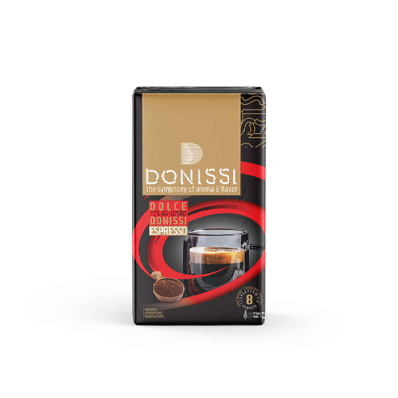 Donissi Espresso Koffiepoeder – Voor Liefhebbers 70/30 (3x250g)