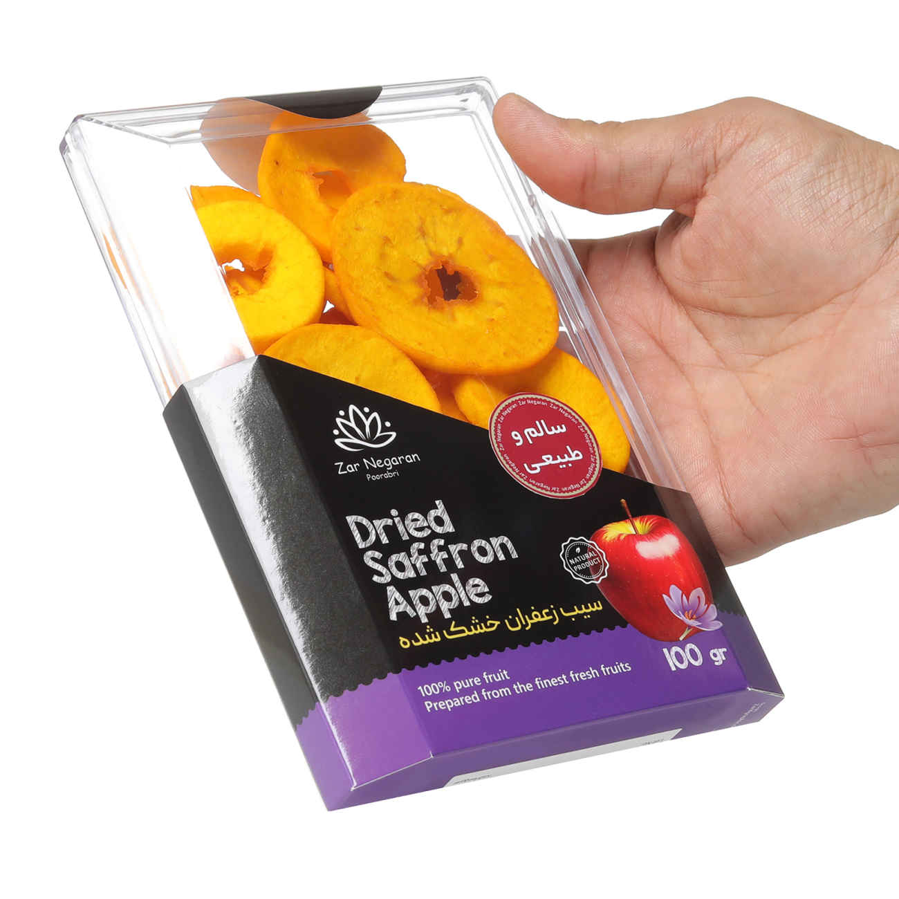 Gedroogde Saffraanappels – Knapperige & Zoete Schijfjes (100 gr)