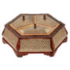 Elegante houten Khatam Kari snoepschaal