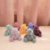 Geometrisch Teddybeer Kubisme Beeld – Artistiek Decor Idee (Set van 2)