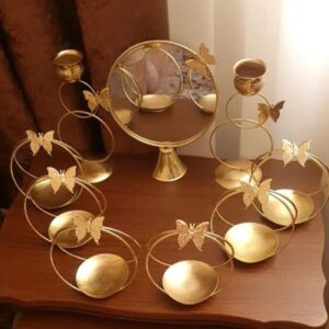 Haft-Sin Set voor Nowruz – Elegant & Uniek Goudkleurig Design