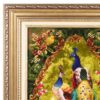 Handgeknoopt Perzisch Beeldtapijt uit Tabriz – Prachtige Pauwen