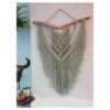 Handgemaakte Macramé Wanddecoratie – Bohemien Blad