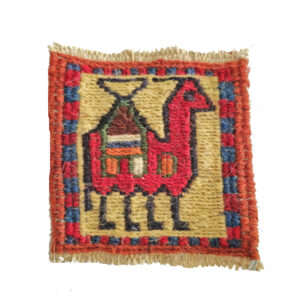 Handgeweven Perzische Kilim Onderzetter – Karavaan