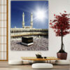 Islamitische Canvas Wandkunst van Kaaba – Perfect Accent voor Jouw Woonkamer of Gebedsruimte
