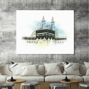 Islamitische Montagebord Kunst van Kaaba