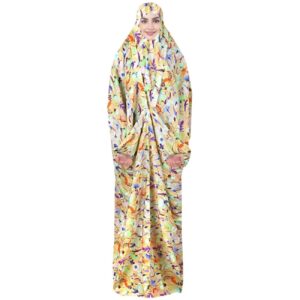 Islamitische Namaz Chador voor Vrouwen, Ideaal voor Gebed – met Patroon