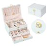 Luxe Sieradenkist met Slot – Kunstleer Organizer