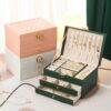 Luxe Sieradenkist met Slot – Kunstleer Organizer