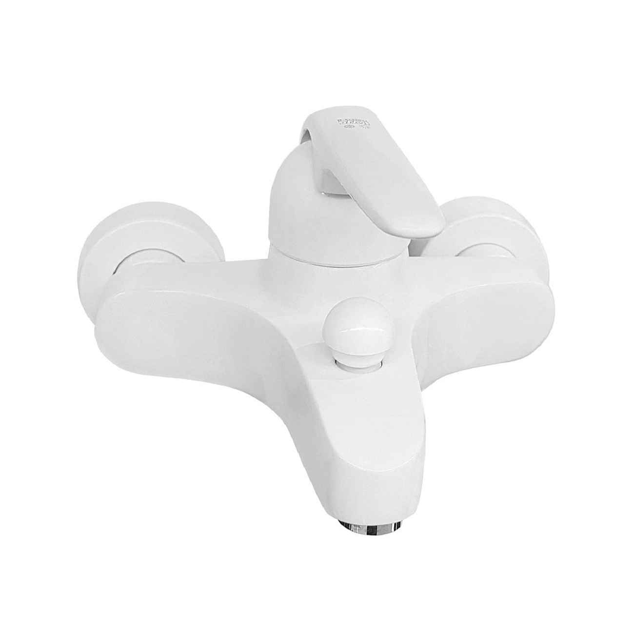 KWC badkamerkraan Domo model – Wit Messing