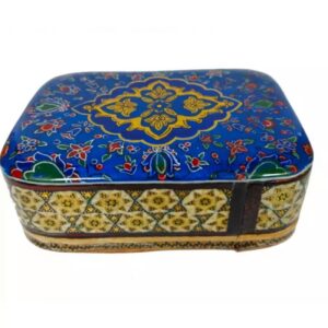 Khatamkari Visitekaarthouder – Donkerblauw