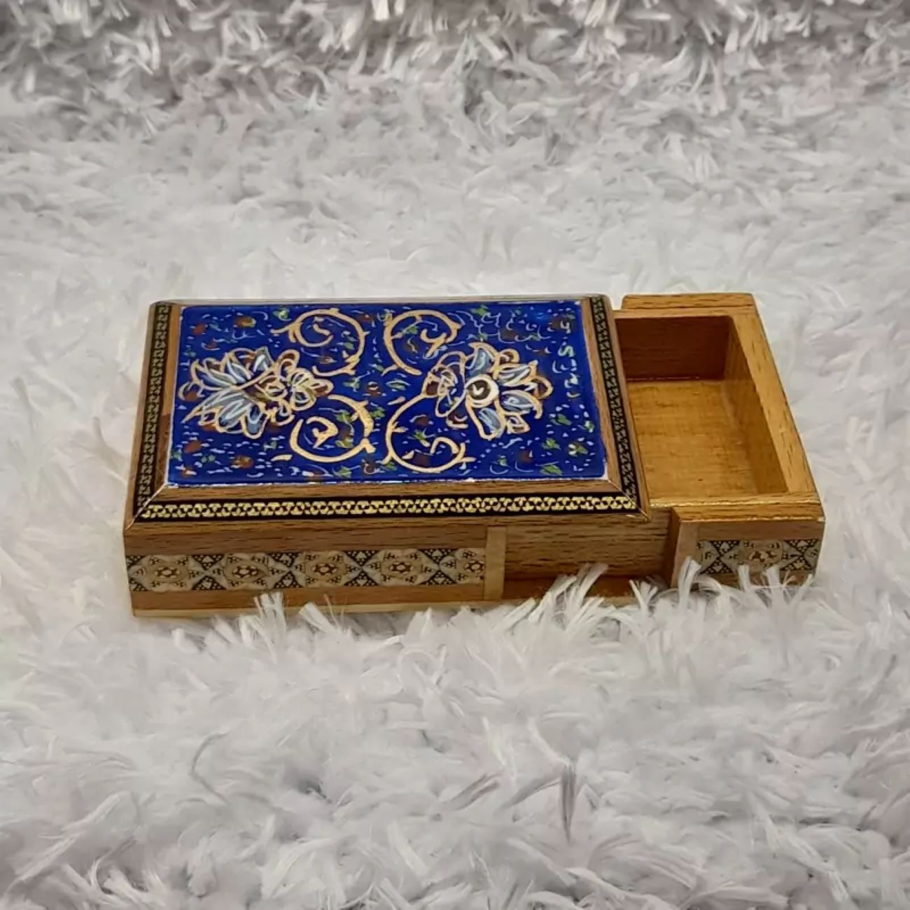 Khatamkari Visitekaarthouder – Model Tazhib