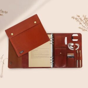 Leren Dagplanner 1404 Perzische Dagelijkse Kalender | Elegante Planner Organizer