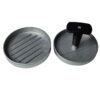 Handmatige Shami Kebab & Burgerpers – Zilver Aluminium