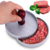 Handmatige Shami Kebab & Burgerpers – Gietijzer Houten Handvat