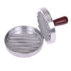 Handmatige Shami Kebab & Burgerpers – Aluminium Houten Handvat