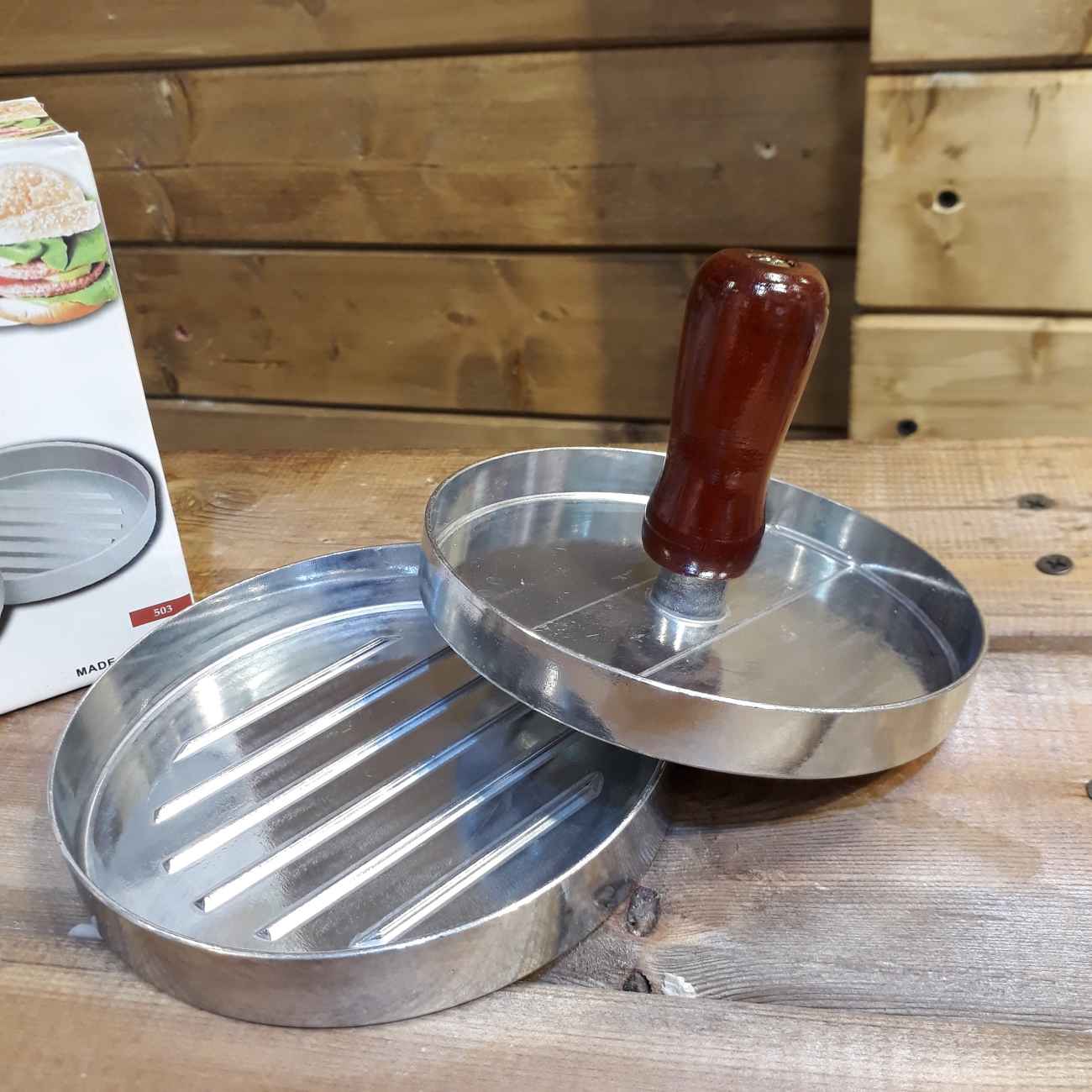 Handmatige Shami Kebab & Burgerpers – Gietijzer Selecteerbaar