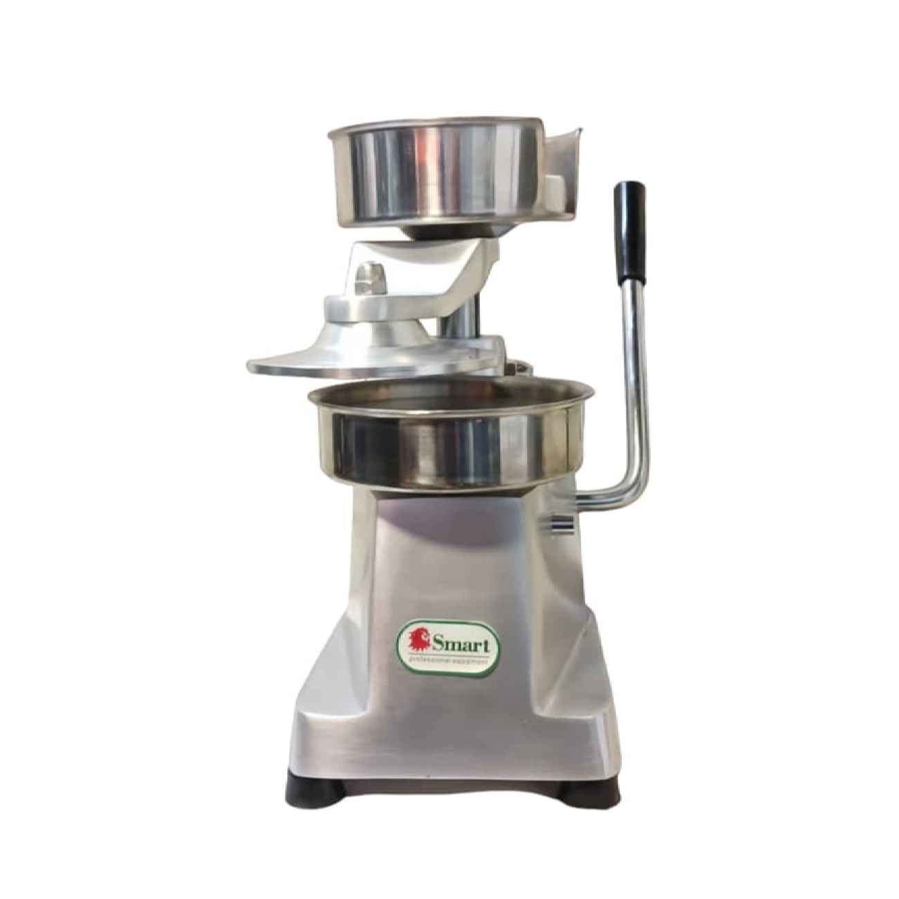 Handmatige Shami Kebab & Burgerpers – Aluminium Zilver