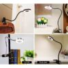 Metalen Verstelbare Bureaulamp – Zwart Minimalistisch