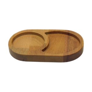 Natuurlijke Houten Onderzetter – Rustieke Elegantie (Set van 2)