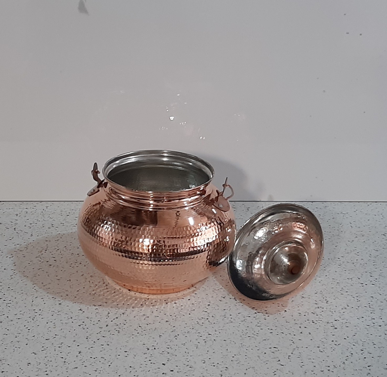 Perzische Koperen Abgoosht Pot met Deksel – Ideaal voor Traditionele Gerechten | Model FG45