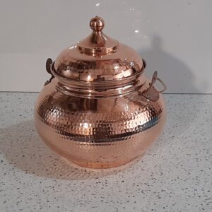 Perzische Koperen Abgoosht Pot met Deksel – Ideaal voor Traditionele Gerechten | Model FG45