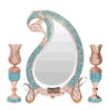Koperen Spiegelset – Paisley & Turkooisinleg