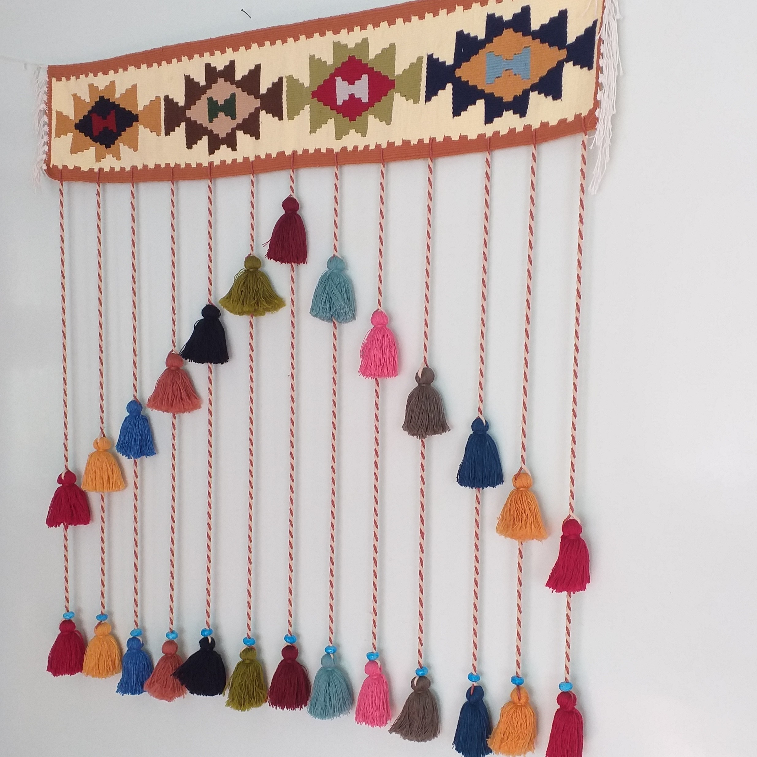 Perzische DIY Kwast Wandhanger – Kilim Design Model Artacama