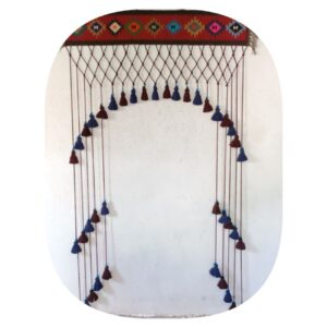 Perzische DIY Kwast Wandhanger – Kilim Design Model Bagoas