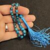 Perzische Neyshabur Turkoois Rozenkrans: 33 Kralen Tasbih