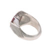 Perzische Robijn Zilveren Ring – Elegantie voor Mannen
