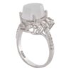 Perzische Damesring Zilver - Jemenitische Agaat & Diamantzetting