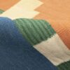 Perzisch Fars Kelim-tapijt in blauw, handgemaakt met traditionele diermotieven