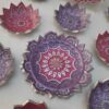 Paarse Aardewerken Haftseen Set voor Nowruz (10-delig)