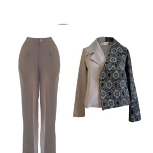 Modern Vrouwenpak: Stijl, Comfort & Klasse (Khaki)