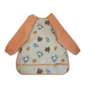 Mouwslab voor Baby – Zalm met Fantasiepatroon