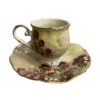 Victoriaans 13-delig Porseleinen Theeservies in Elegante Bloemencollectie Prestige Model