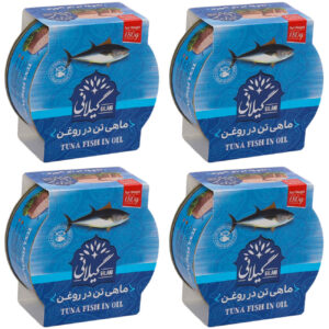 Gilani Tonijn in Plantaardige Olie – Set van 4